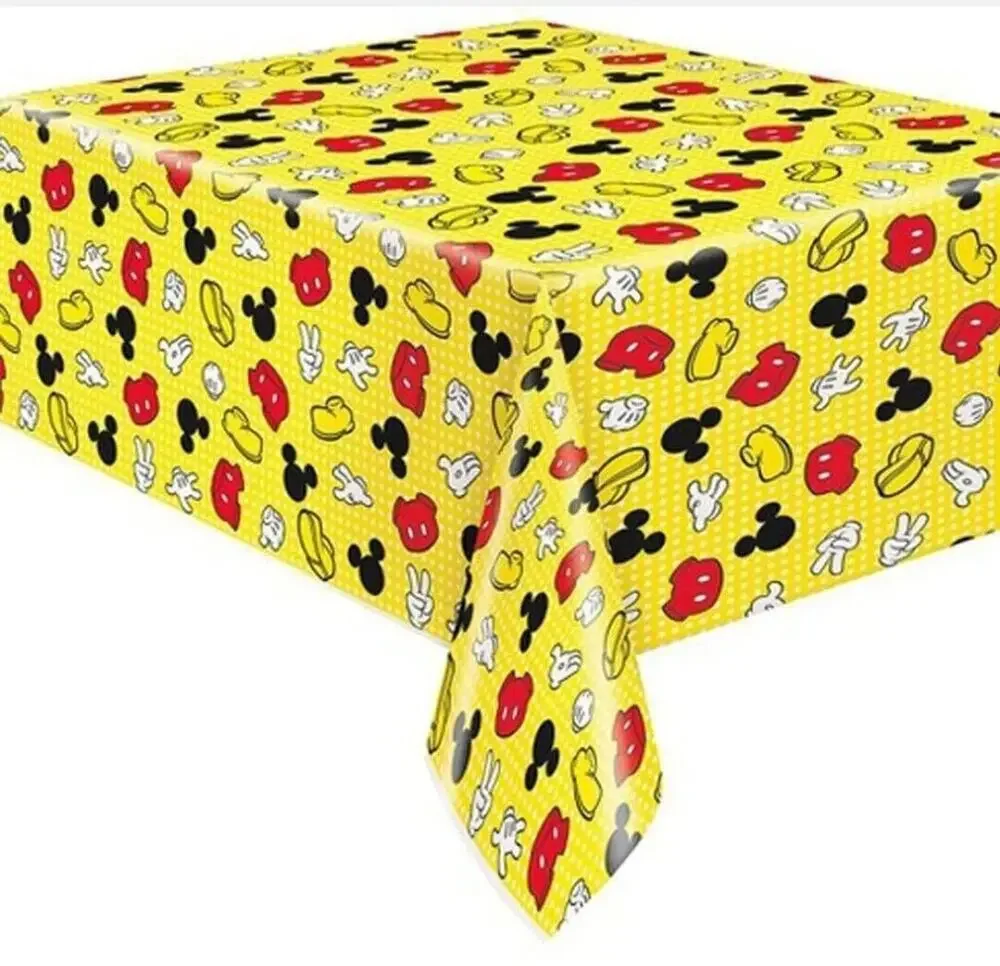 MICKEY MOUSE Retro PLASTIC TABLE COVER (1)~ Birthday Party Supplies Cloth Disney